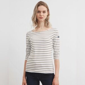 Saint James GARDE-COTE III Nautical Striped Sport Breton Top With UV Protection